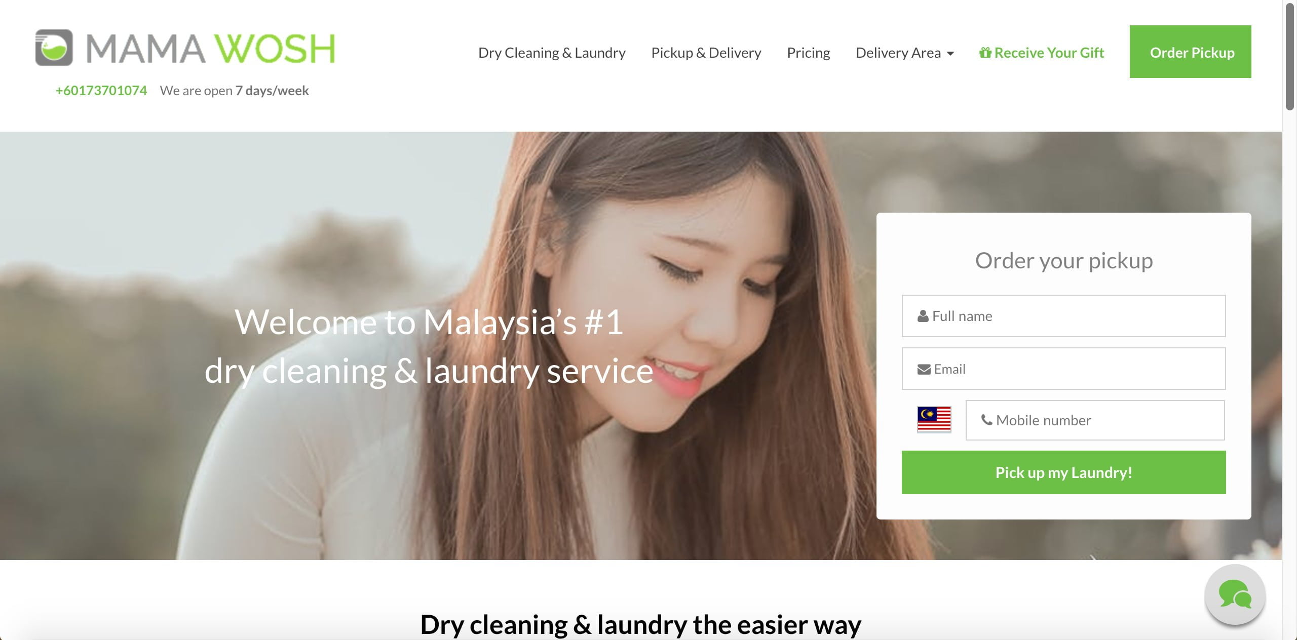 Service: Mama Wosh – The Best Cleaning Service in Malaysia